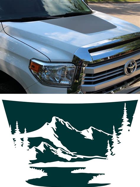 tundra hood decal|More.